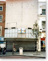 The derelict Odeon after it had closed it doors